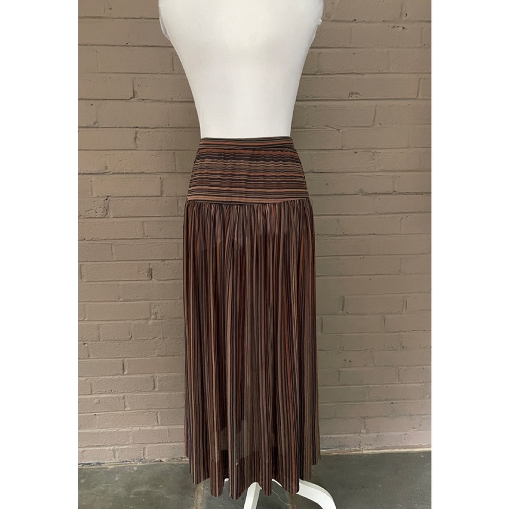 Vintage Rodier Paris stripe high waist skirt XS - Picture 6 of 13